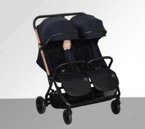 Коляска для двойни Ining Baby T9 black