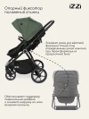 Коляска-трансформер iZZi 2 в 1 Olive/ Black