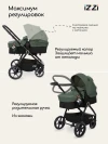 Коляска-трансформер iZZi 2 в 1 Olive/ Black
