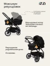 Коляска-трансформер iZZi 3 в 1 Black
