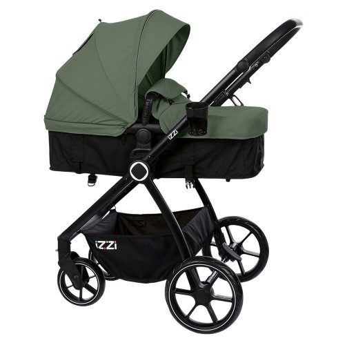 Коляска-трансформер iZZi 3 в 1 Olive/ Black