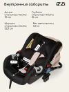Коляска-трансформер iZZi 3 в 1 Vanilla/ Black
