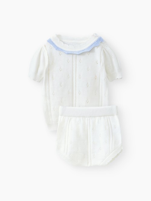 Набор Happy Baby: футболка и шорты (milky, 80–86, 90147-0)