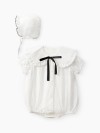 Набор Happy Baby: комбинезон и чепчик (white, 74–80, 88673-0)