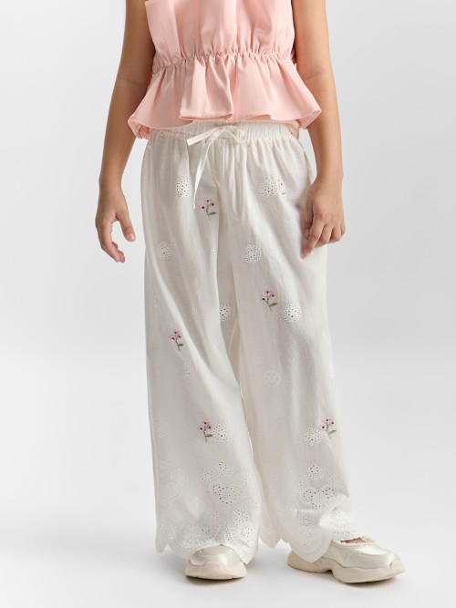 Брюки Happy Baby (белый (кружево) / white (lace), 92–98, 88260-1)