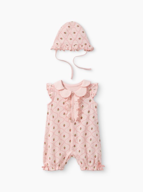 Комплект Happy Baby: боди и чепчик (pink, 56, 90164-0)