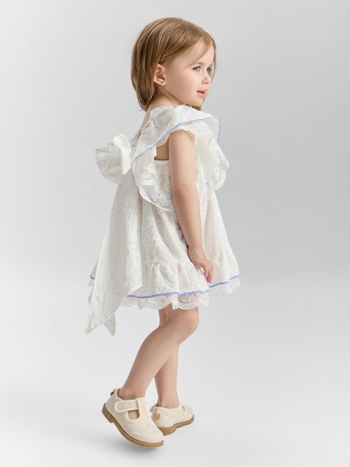 Платье Happy Baby (белый / white, 104–110, 88189-1)