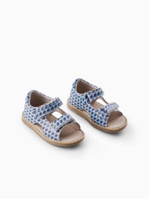 Сандалии Happy Baby (синий (сердце), 22 (14), 86508)