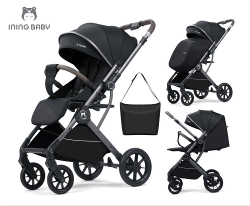 Коляска прогулочная Ining Baby K103 PRO black