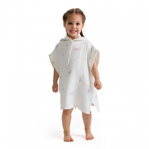 Пончо детское из муслина BUBA KIDS, Песня Севера, р. 92-104