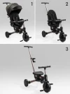 Велоколяска Amarobaby MultiRide черный