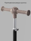 Самокат 3-х колесный Amarobaby Flash Led подсветка чёрный