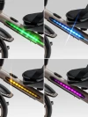 Велоколяска Amarobaby Scout Led подсветка коричневый