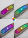 Самокат 3-х колесный Amarobaby Flash Led подсветка коричневый
