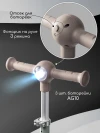 Самокат 3-х колесный Amarobaby Flash Led подсветка зелёный