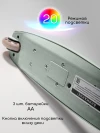 Самокат 3-х колесный Amarobaby Flash Led подсветка зелёный