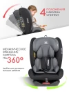 Автокресло Farfello Le 5 Isofix 0/1/2/3 (0-36кг) Black/Grey