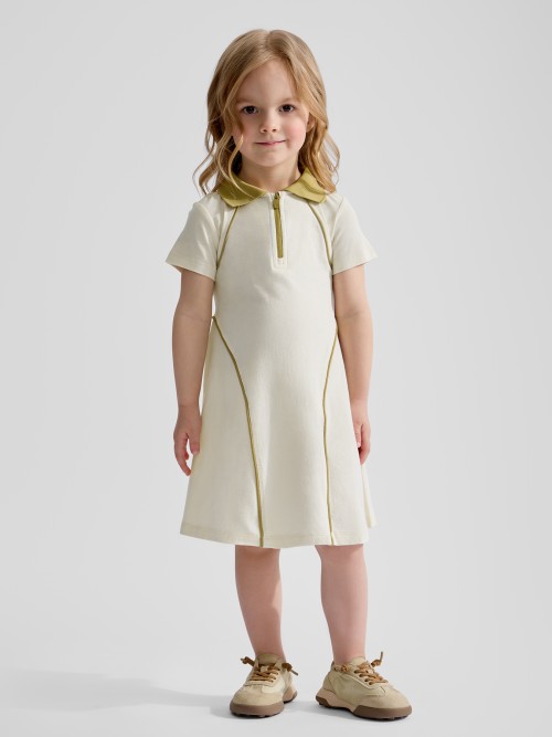 Платье Happy Baby (молочный / milk, 104–110, 88718-1)