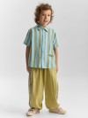 Рубашка Happy Baby (сине-зеленые полоски / blue-green stripe, 86–92, 88676-1)