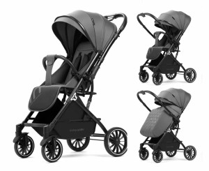Коляска прогулочная Ining Baby K313-3A Pro Grey
