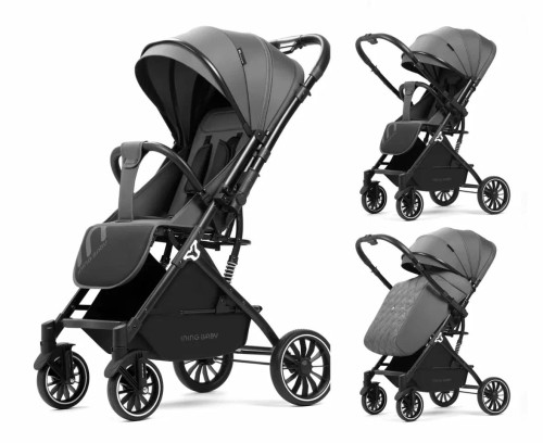 Коляска прогулочная Ining Baby K313-3A Pro Grey