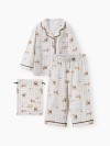 Пижама Happy Baby (пижамная рубашка и брюки) (beige (dog), 92–98, 90137-1)