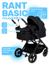 Коляска-трансформер Rant Basic Pulsar Plus RA170 3 в 1 Black