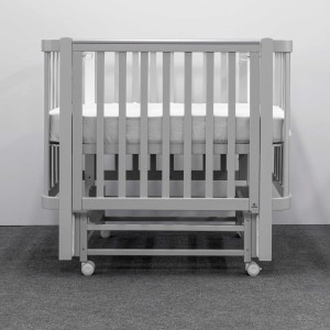 Кроватка ANTEMI Terra Light New 100х70 с маятником серый
