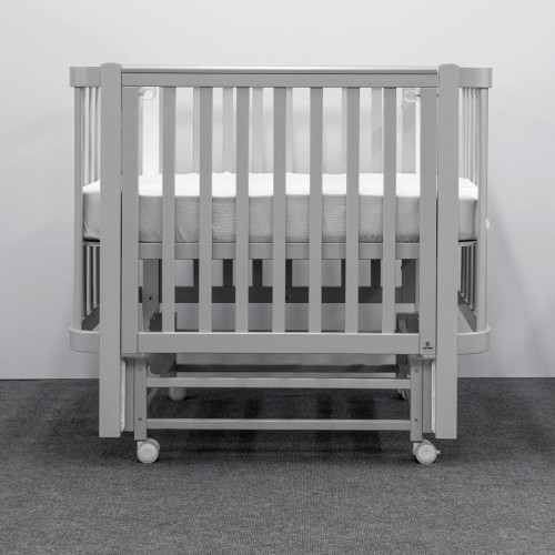 Кроватка ANTEMI Terra Light New 100х70 с маятником серый