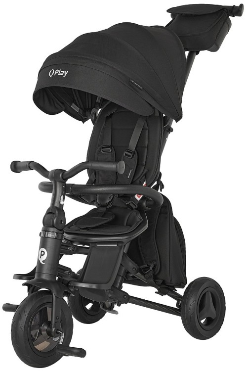 Велоколяска QPlay Nova Plus Carbon fiber Black