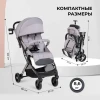 Kоляска прогулочная Farfello Comfy Go Comfort Chrome Greige Black Chrome