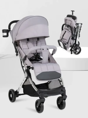 Kоляска прогулочная Farfello Comfy Go Comfort Chrome Greige Black Chrome