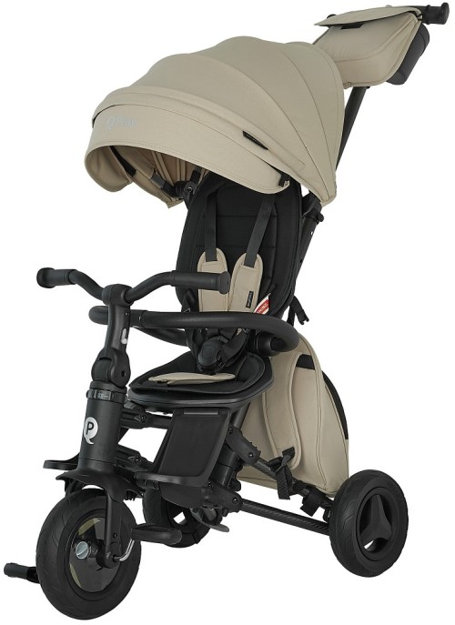 Велоколяска QPlay Nova Plus Carbon fiber Beige