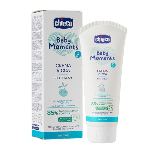 Крем Chicco питательный 0+ 100 мл Baby Moments