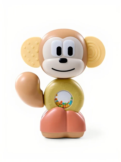 Игрушка обезьянка погремушка Happy Baby FUNKY MONKEY multicoloured - фото 1