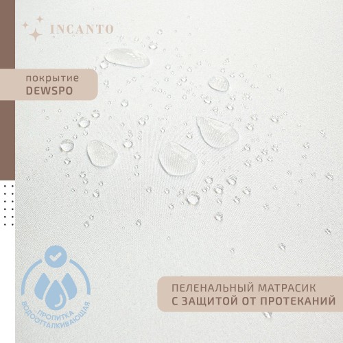 Матрас для пеленания Incanto Олененок 70*65 см прямой