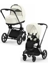 Коляска 2 в 1 Cybex Priam Style Matt Black Off White