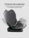 Автокресло Happy Baby Oxis 0/1/2/3 (0-36кг) dark grey