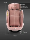 Автокресло Happy Baby Oxis 0/1/2/3 (0-36кг) pink