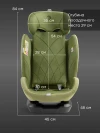 Автокресло Happy Baby Oxis 0/1/2/3 (0-36кг) green