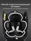 Автокресло Happy Baby Oxis 0/1/2/3 (0-36кг) black