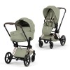 Коляска 2 в 1 Cybex Priam Style Rosegold Sage Green