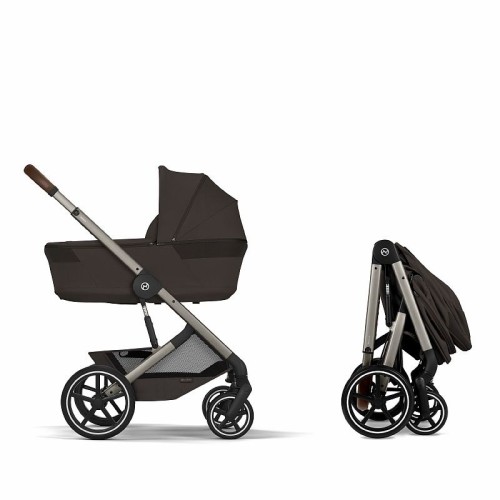Коляска 2 в 1 Cybex Balios S Lux TPE 2026 Chocolate Brown - фото 1