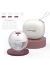 Молокоотсос Мамкози портативный электрический M5, цвет уютный красный Momcozy