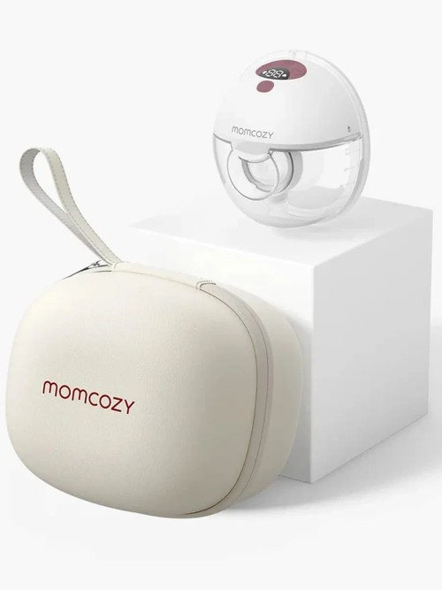 Молокоотсос Мамкози портативный электрический M5, цвет уютный красный Momcozy