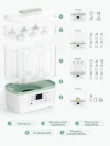 Стерилизатор Мамкози паровой детских бутылочек 8 в 1 BS02, белый Momcozy