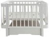 Кроватка Азбука Кроваток Olivia 120*60 маятник ящик Белый/Белый