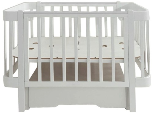 Кроватка Азбука Кроваток Olivia 120*60 маятник ящик Белый/Белый