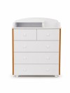 Комод Азбука Кроваток Marco 800/5 белый/бук