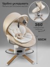 Электрокачели Amarobaby Jolly Swing молочный